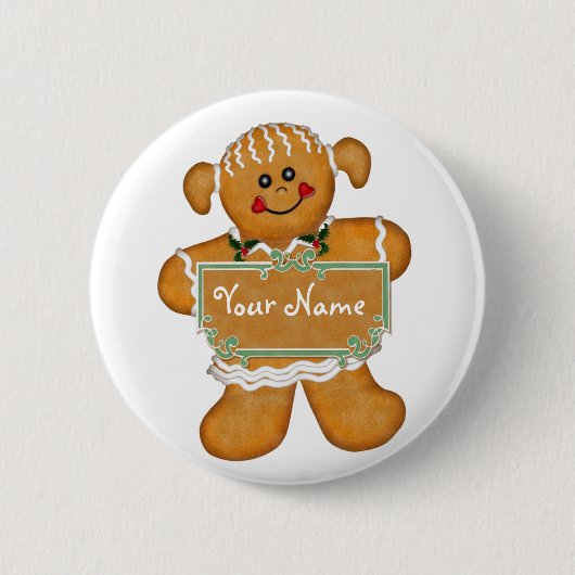 Gingerbread Fun Button (Vorderseite)