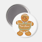 Gingerbread Fun Magnet (Vorderseite/Rückseite)
