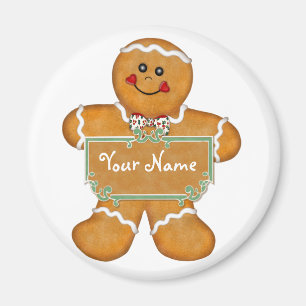 Gingerbread Fun Magnet