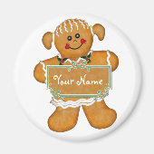 Gingerbread Fun Magnet (Vorne)
