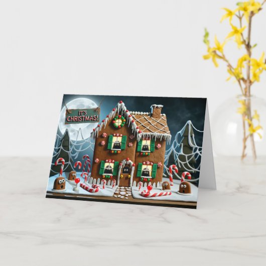 Gingerbread Gala Karte (Gelbe Blume)