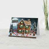 Gingerbread Gala Karte (Vorderseite)