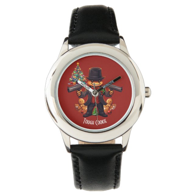 Gingerbread Gangster Armbanduhr (Vorderseite)