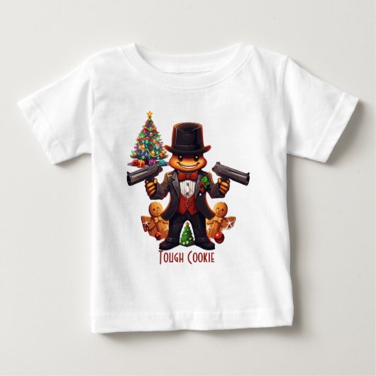 Gingerbread Gangster Baby T-shirt (Vorderseite)