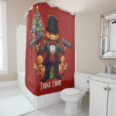 Gingerbread Gangster Duschvorhang (Beispiel)