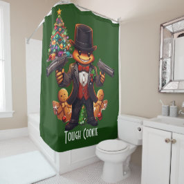 Gingerbread Gangster Duschvorhang