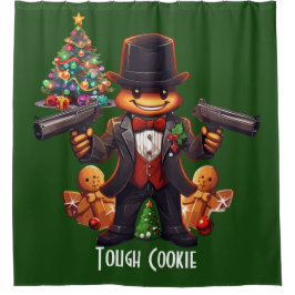 Gingerbread Gangster Duschvorhang