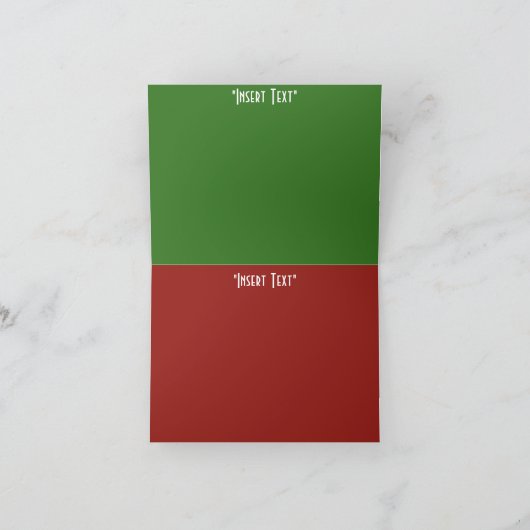 Gingerbread Gangster Feiertagskarte (Innenseite)