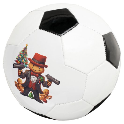 Gingerbread Gangster Fußball (Dreiviertel)
