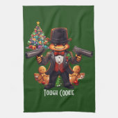 Gingerbread Gangster Geschirrtuch (Vertikal)