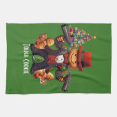 Gingerbread Gangster Geschirrtuch (Horizontal)