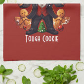 Gingerbread Gangster Geschirrtuch (Gefaltet)