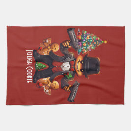 Gingerbread Gangster Geschirrtuch