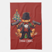 Gingerbread Gangster Geschirrtuch (Vertikal)