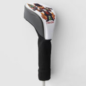 Gingerbread Gangster Golf Headcover (angewinkelt)