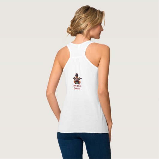 Gingerbread Gangster Tank Top (Rückseite Vollansicht)