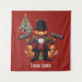 Gingerbread Gangster Wandteppich (Vorderseite)