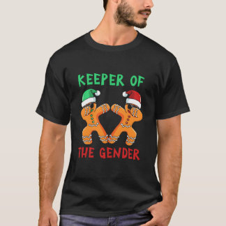 Gingerbread Gender Reveal Keeper Of The Gender T-Shirt