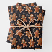 Gingerbread Gentlemen Geschenkpapier Set (Beispiel)
