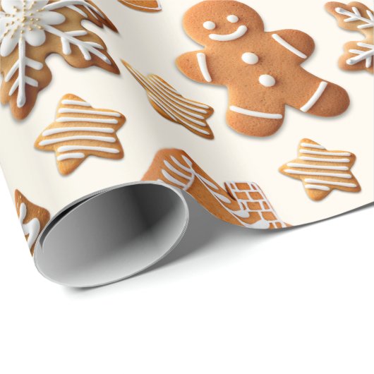 Gingerbread Gift Geschenkpapier (Rolleneckpunkt)