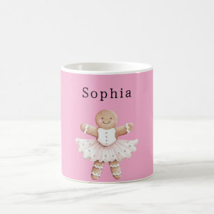 Gingerbread Girl Ballerina Ballet Kaffeetasse