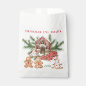 Gingerbread Girl Boy Candy Cane Weihnachten Geschenktütchen (Vorderseite)