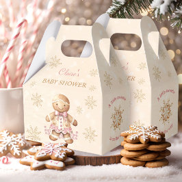 Gingerbread Girl Christmas Baby Showbox Geschenkschachtel
