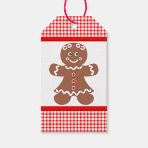 Gingerbread Girl Christmas Geschenkanhänger