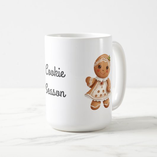 Gingerbread Girl Coffee Tasse (VorderseiteRechts)