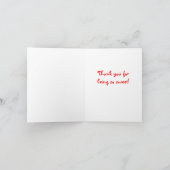 Gingerbread Girl Danke (Innenseite)