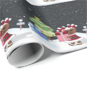 Gingerbread Girl Geschenkpapier (Rolleneckpunkt)