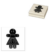Gingerbread Girl Gummistempel (Stempel)