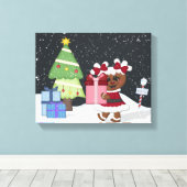 Gingerbread Girl Leinwanddruck (Insitu (Holzboden))