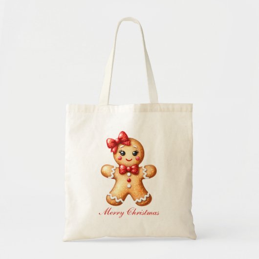 Gingerbread Girl Tragetasche (Vorne)