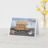 Gingerbread Gitney Omnibus Card Karte (Gelbe Blume)