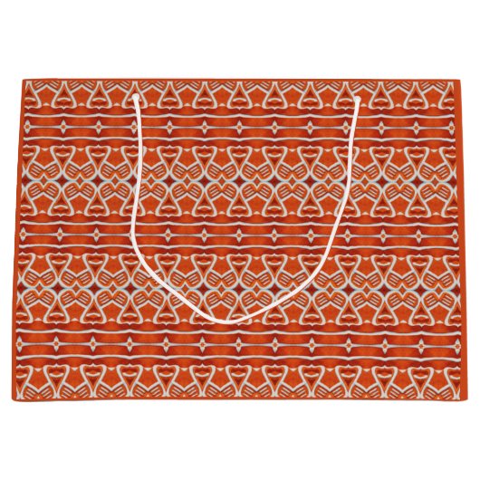 GINGERBREAD Große Geschenktasche Geschenktüte (Vorderseite)