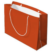 GINGERBREAD Große Geschenktasche Geschenktüte (Rückseite Schrägansicht)