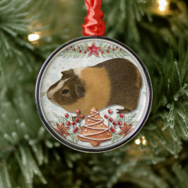 Gingerbread Guinea Ornament Aus Metall