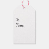 Gingerbread Handmade mit Liebe Dieses Geschenk Tag Geschenkanhänger (Rückseite)