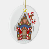 Gingerbread-Haus Keramik Ornament (Rechts)