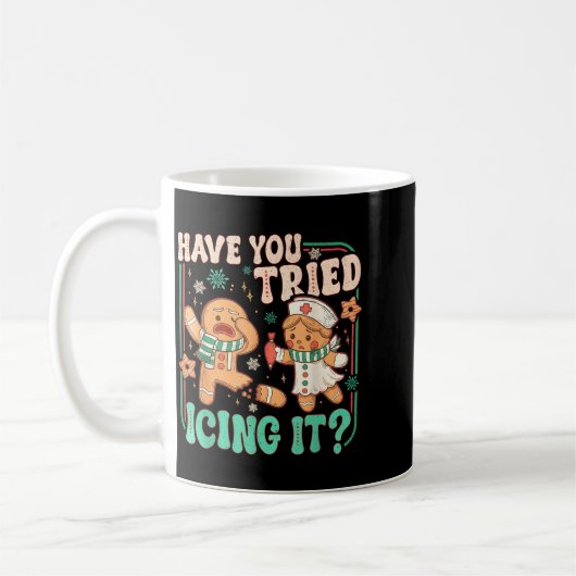 Gingerbread Have You Tried Icing It Funny Christma Kaffeetasse (Links)
