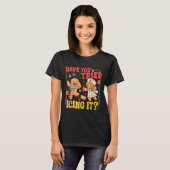 Gingerbread Have You Tried Icing It Funny Christma T-Shirt (Vorne ganz)