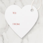 GINGERBREAD Herzgeschenke Tags Geschenkanhänger (Rückseite)