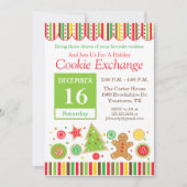Gingerbread Holiday Cookie Exchange Einladung (Vorderseite)