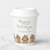 Gingerbread Holiday Pappbecher (Vorderseite)