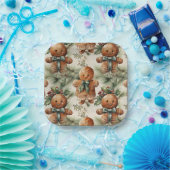 Gingerbread Holiday Pappteller (Party)