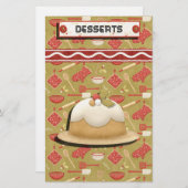 Gingerbread Holidays Recipe Binder Divider (Vorne/Hinten)