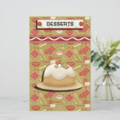 Gingerbread Holidays Recipe Binder Divider (Stehend Vorderseite)