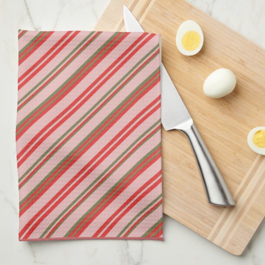 Gingerbread House and Gingerbread Männer Geschirrtuch (Viertel Falte)