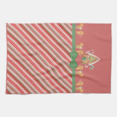 Gingerbread House and Gingerbread Männer Geschirrtuch (Horizontal)